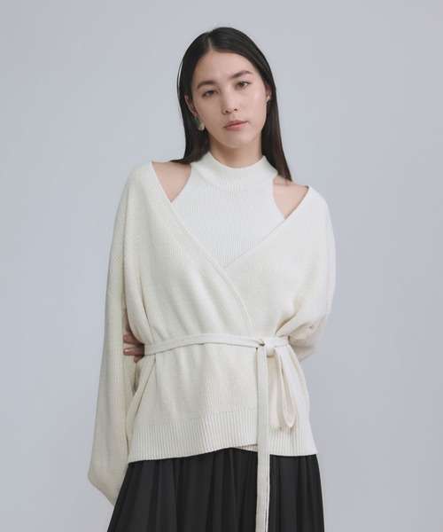 Chaos（カオス）の「Chaos(カオス)/ロウシルクホルタータートルネック（タンクトップ・レディース・アイボリー・FREE）」の6枚目の写真