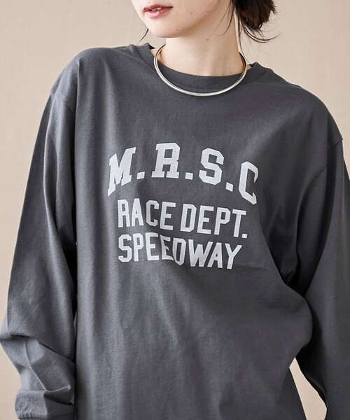 coen（コーエン）の「アソートロゴ プリントロンT（Tシャツ/カットソー・レディース・オフホワイト/ベージュ/ダークグレー・L/M）」の11枚目の写真