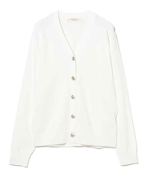 Demi-Luxe BEAMS（デミルクス ビームス）の「メタルボタン Vネック カーディガン（ニット/セーター・レディース・ブラウン系その他4/ホワイト・ONE SIZE）」の13枚目の写真