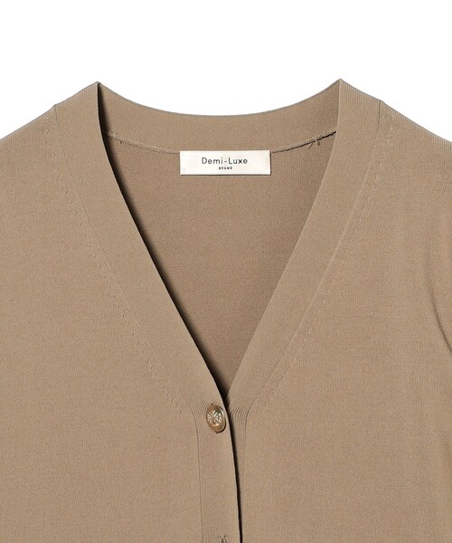 Demi-Luxe BEAMS（デミルクス ビームス）の「メタルボタン Vネック カーディガン（ニット/セーター・レディース・ブラウン系その他4/ホワイト・ONE SIZE）」の17枚目の写真