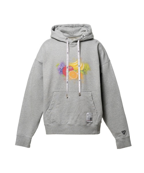 Maison MIHARA YASUHIRO(メゾンミハラヤスヒロ)の「Fruit Printed Hoodie(スウェット・メンズ・グレー/ブラック/ホワイト・46/48/44)」の3枚目の写真