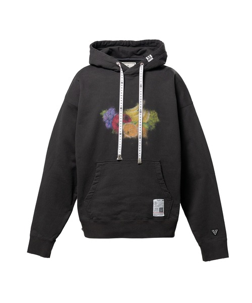 Maison MIHARA YASUHIRO(メゾンミハラヤスヒロ)の「Fruit Printed Hoodie(スウェット・メンズ・グレー/ブラック/ホワイト・46/48/44)」の2枚目の写真