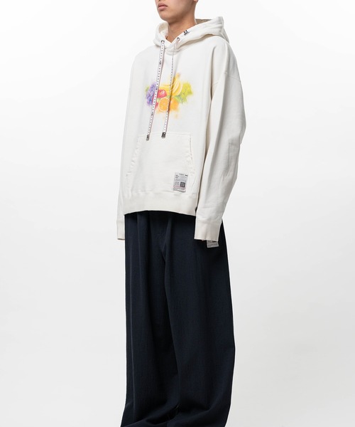Maison MIHARA YASUHIRO(メゾンミハラヤスヒロ)の「Fruit Printed Hoodie(スウェット・メンズ・グレー/ブラック/ホワイト・46/48/44)」の6枚目の写真