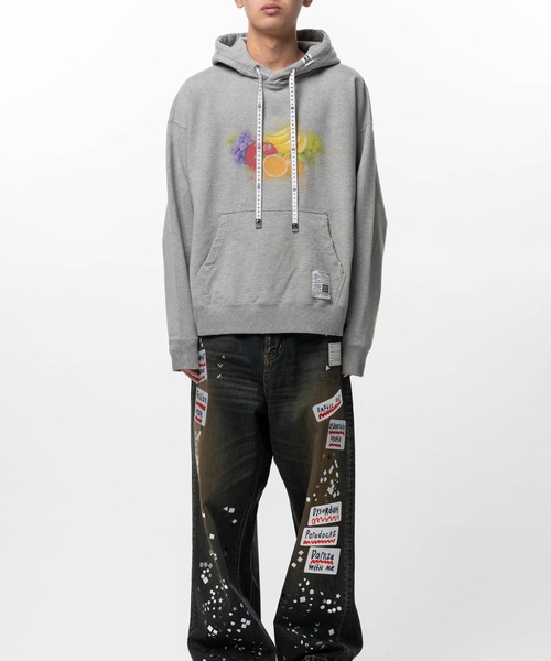 Maison MIHARA YASUHIRO(メゾンミハラヤスヒロ)の「Fruit Printed Hoodie(スウェット・メンズ・グレー/ブラック/ホワイト・46/48/44)」の15枚目の写真