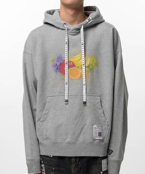 Maison MIHARA YASUHIRO(メゾンミハラヤスヒロ)の「Fruit Printed Hoodie(スウェット・メンズ・グレー/ブラック/ホワイト・46/48/44)」の18枚目の写真