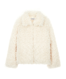 CNVS（ベティ ブープ）の「ベティブープ フラッフィーカラー ファージャケット_(2色)（ムートンコート）」