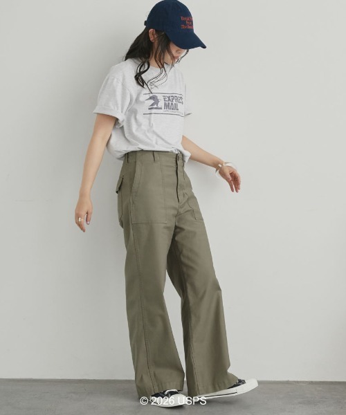 GOOD ROCK SPEED（グッドロックスピード）の「【GOOD ROCK SPEED】USPS TEE（Tシャツ/カットソー・レディース・グレー/ホワイト・MEDIUM）」の10枚目の写真