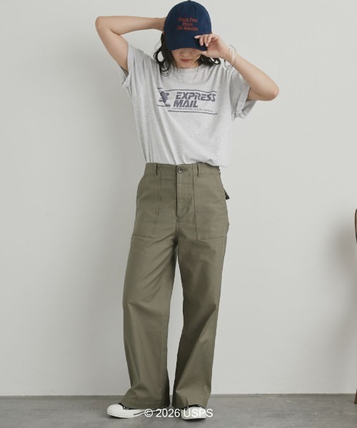 GOOD ROCK SPEED（グッドロックスピード）の「【GOOD ROCK SPEED】USPS TEE（Tシャツ/カットソー・レディース・グレー/ホワイト・MEDIUM）」の15枚目の写真