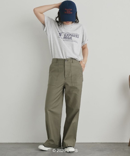 GOOD ROCK SPEED（グッドロックスピード）の「【GOOD ROCK SPEED】USPS TEE（Tシャツ/カットソー・レディース・グレー/ホワイト・MEDIUM）」の16枚目の写真