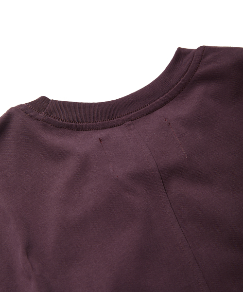 Express Holiday(エクスプレスホリデー)の「トラベルパスロングスリーブ_バーガンディ(Tシャツ/カットソー・レディース・その他・2/3)」の4枚目の写真