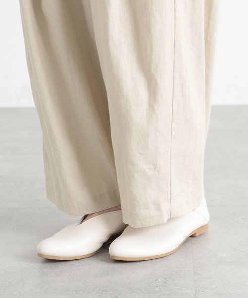 studio CLIP（スタディオクリップ）の「《natural by clip》LRラップパンツ[プチサイズあり]（その他パンツ・レディース・チェック/ベージュ/ブラック・PF/FREE）」の12枚目の写真