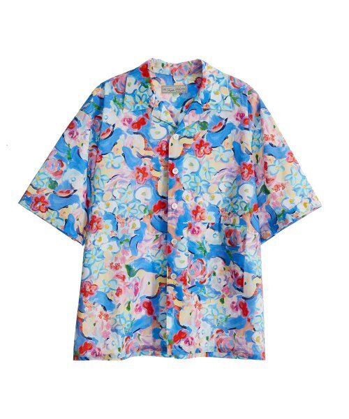 FROM ARLES(フロムアルル)の「オーバーサイズ半袖シャツ / フラワープリント(シャツ/ブラウス・メンズ・その他・L)」の6枚目の写真