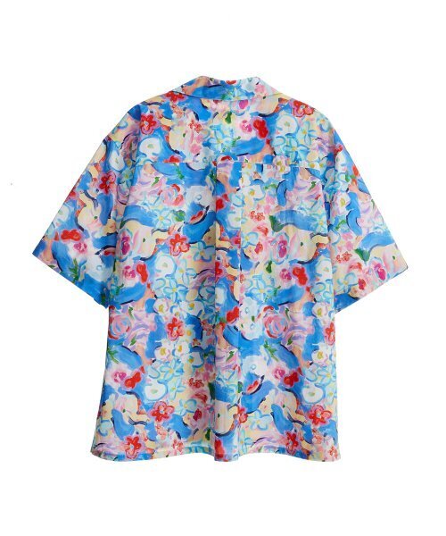 FROM ARLES(フロムアルル)の「オーバーサイズ半袖シャツ / フラワープリント(シャツ/ブラウス・メンズ・その他・L)」の7枚目の写真