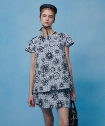 【LOULOU WILLOUGHBY】MALHIA ツイードプルオーバー