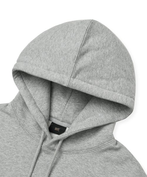 BROWNBREATH（ブラウンブレス）の「W TAG PATCH HOODIE - MELANGE GREY（パーカー・レディース・その他・S）」の3枚目の写真