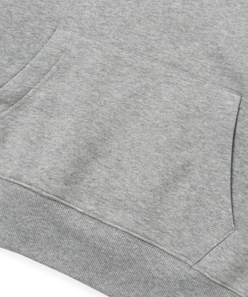 BROWNBREATH（ブラウンブレス）の「W TAG PATCH HOODIE - MELANGE GREY（パーカー・レディース・その他・S）」の6枚目の写真