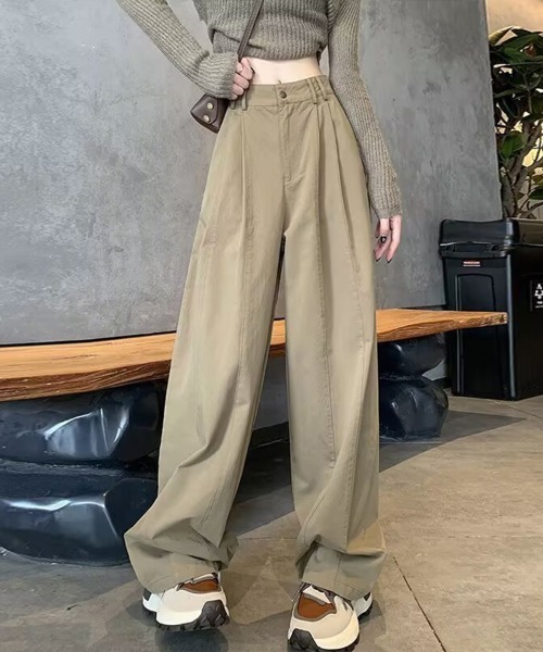 Flugge（フラッジー）の「チノライクパンツ（チノパンツ・レディース・ベージュ/ブラウン・MEDIUM/LARGE）」の10枚目の写真