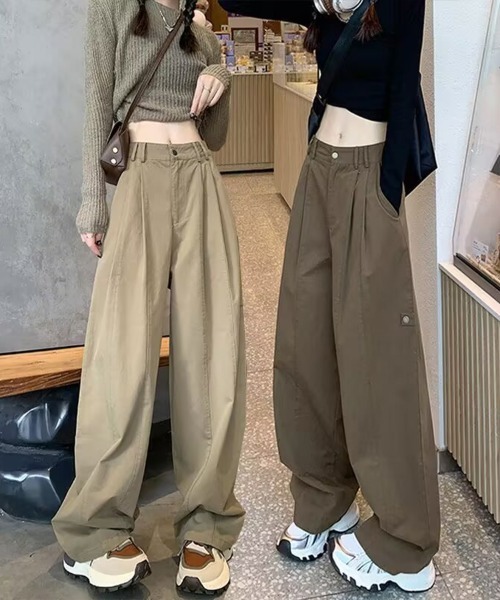 Flugge（フラッジー）の「チノライクパンツ（チノパンツ・レディース・ベージュ/ブラウン・MEDIUM/LARGE）」の11枚目の写真