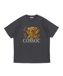 キャットドッグ 半袖Tシャツ (チャコール)