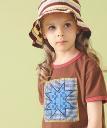 こども ビームス（コドモビームス）の「パッチワーク モチーフ Tシャツ 2026SS（90～140cm）（Tシャツ/カットソー）」