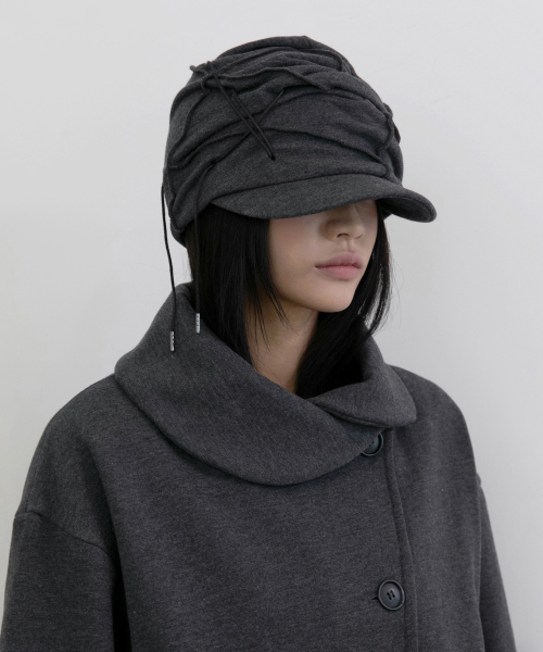 セール】Soi Draped Cap (FL-743_Charcoal)（キャップ）｜FLAREUP
