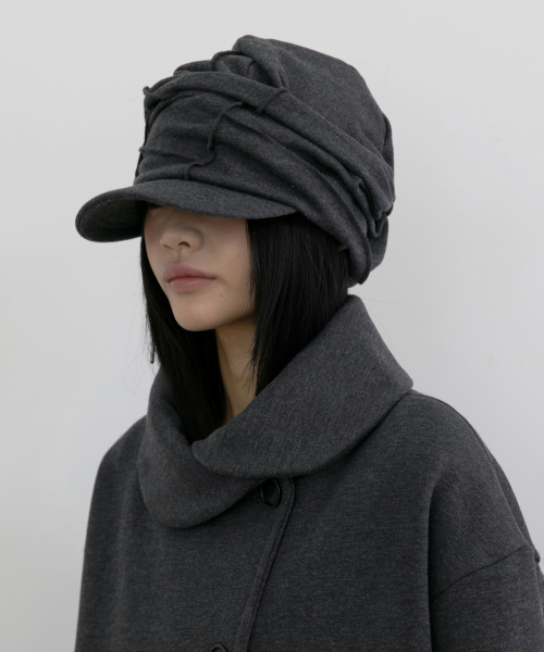 セール】Soi Draped Cap (FL-743_Charcoal)（キャップ）｜FLAREUP
