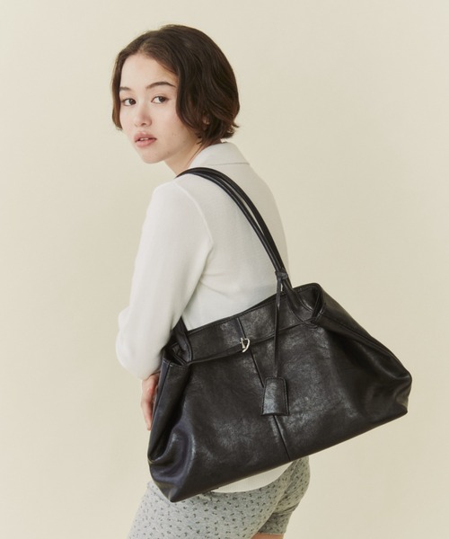 FUULLY STUDIO(フーリィーステューディオ)の「ベルト付き2WAYトートバッグ(トートバッグ・レディース・ブラウン/キャメル/ブラック・FREE)」の20枚目の写真