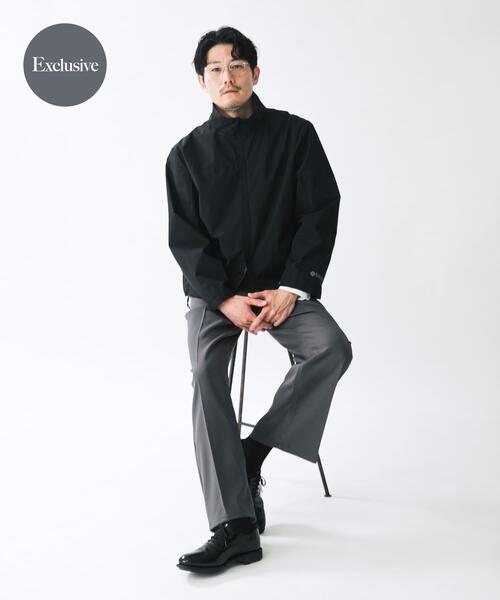 +phenix(プラスフェニックス)の「『別注』+phenix WINDSTOPPER by GORE-TEX LABS スタンドブルゾン(ブルゾン・メンズ・ブラック/カーキ/ネイビー・MEDIUM/LARGE/X-LARGE)」の2枚目の写真