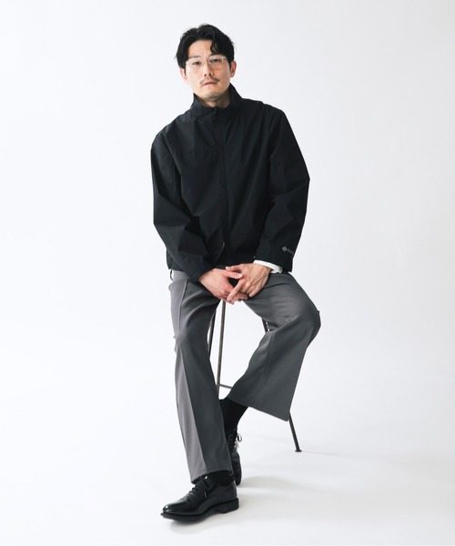 URBAN RESEARCH ROSSO MEN(アーバンリサーチロッソメン)の「『別注』+phenix WINDSTOPPER by GORE-TEX LABS スタンドブルゾン(ブルゾン・メンズ・ブラック/カーキ/ネイビー・MEDIUM/LARGE/X-LARGE)」の2枚目の写真