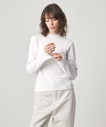 <Steven Alan>ドット リブ フリル プルオーバー