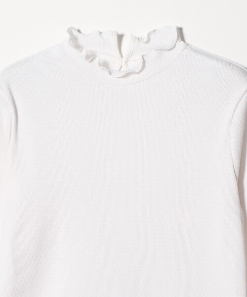 Steven Alan（スティーブンアラン）の「＜Steven Alan＞ドット リブ フリル プルオーバー（Tシャツ/カットソー・レディース・ライトピンク/ホワイト/ライトブルー・FREE）」の21枚目の写真