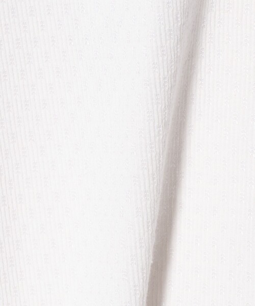 Steven Alan（スティーブンアラン）の「＜Steven Alan＞ドット リブ フリル プルオーバー（Tシャツ/カットソー・レディース・ライトピンク/ホワイト/ライトブルー・FREE）」の22枚目の写真