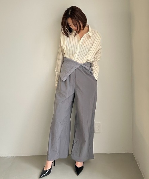 Henon.(ヘノン)の「2wayベアオールインワン(つなぎ/オールインワン・レディース・ブラック/カーキ/ライトグレー・38/36)」の14枚目の写真