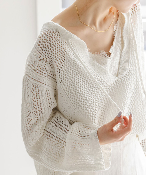 【新品・未使用】NOBLE カフタンニット カフタンニット（ニット/セーター）｜NOBLE（ノーブル）のファッション