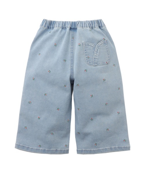moimoln（モイモルン）の「チューリップポケットワイドデニムパンツ（デニムパンツ・キッズ・ブルー/ライトブルー・90cm/100cm/110cm/120cm/130cm）」の10枚目の写真