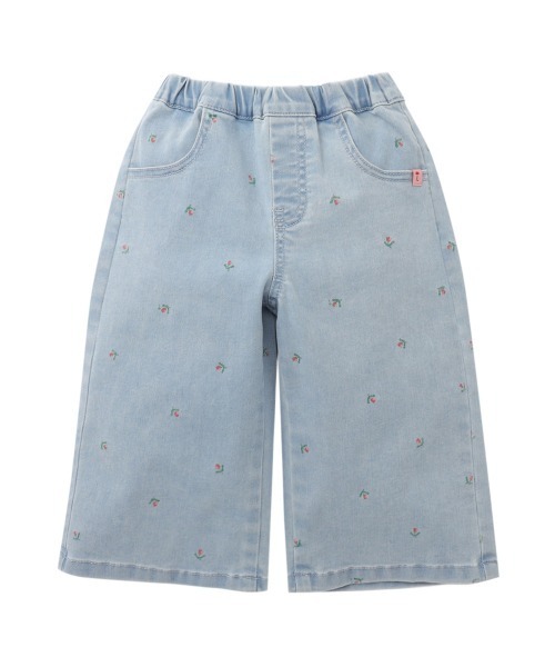 moimoln（モイモルン）の「チューリップポケットワイドデニムパンツ（デニムパンツ・キッズ・ブルー/ライトブルー・90cm/100cm/110cm/120cm/130cm）」の9枚目の写真