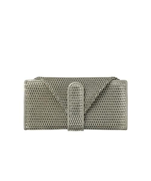 HIROKO HAYASHI（ヒロコハヤシ）の「CATENA（カテーナ）長財布ミニ（財布・レディース・シルバー系その他/ゴールド・00）」の2枚目の写真