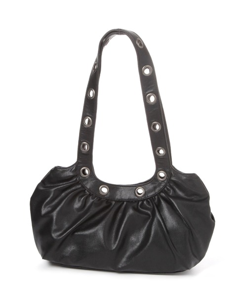 3.3 Field Trip （3.3フィールドトリップ）の「3.3 Field Trip／ハトメ付きバッグ（ショルダーバッグ・レディース・ブラック・FREE）」の9枚目の写真