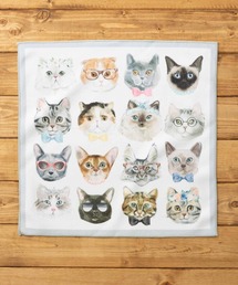 Jubilee（ジュビリー）の「アニマル柄 らくらく手間なし風呂敷 くっつく マジックタオル 40x40cm（ハンカチ/ハンドタオル）」