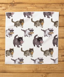 Jubilee（ジュビリー）の「アニマル柄 らくらく手間なし風呂敷 くっつく マジックタオル 40x40cm（ハンカチ/ハンドタオル）」