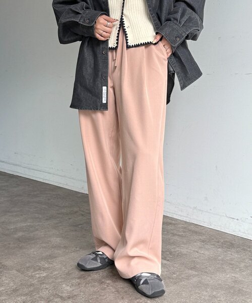 CPCM（シーピーシーエム）の「ウエストフリルイージーパンツ（その他パンツ・レディース・グレー/ブルー/ブラック/ピンク/ベージュ/イエロー・FREE/SMALL）」の6枚目の写真