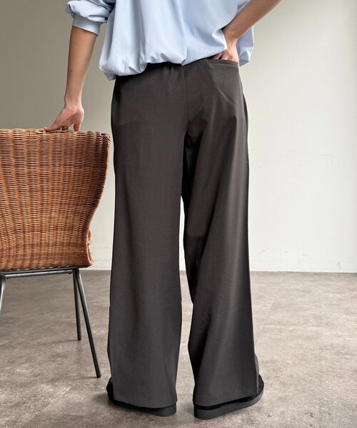 CPCM（シーピーシーエム）の「ウエストフリルイージーパンツ（その他パンツ・レディース・グレー/ブルー/ブラック/ピンク/ベージュ/イエロー・FREE/SMALL）」の15枚目の写真