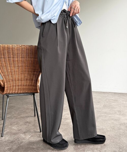 CPCM（シーピーシーエム）の「ウエストフリルイージーパンツ（その他パンツ・レディース・グレー/ブルー/ブラック/ピンク/ベージュ/イエロー・FREE/SMALL）」の13枚目の写真