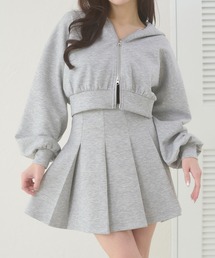 rhinestone pleated mini skirt / ラインストーンプリーツミニスカート