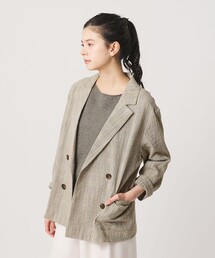 BEAUTY&YOUTH UNITED ARROWS | 【WEB限定】グレンチェック ダブルジャケット ウォッシャブル(テーラードジャケット)
