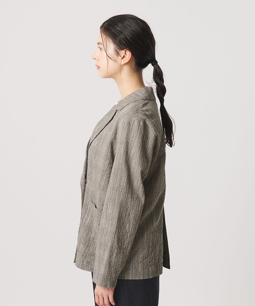 BEAUTY&YOUTH UNITED ARROWS(ビューティーアンドユースユナイテッドアローズ)の「【WEB限定】グレンチェック ダブルジャケット ウォッシャブル(テーラードジャケット・レディース・ブラック/ベージュ・FREE)」の10枚目の写真