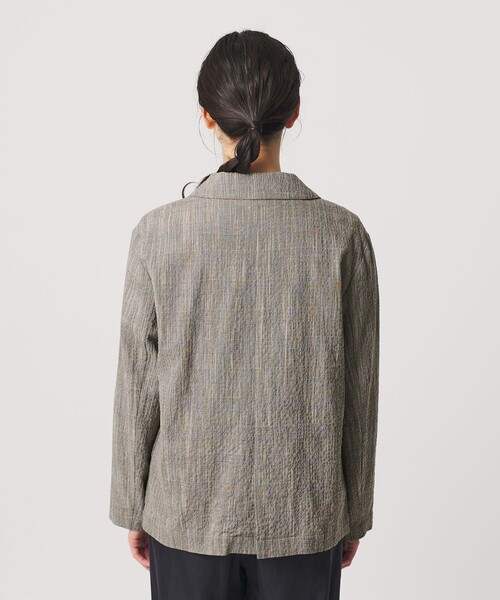 BEAUTY&YOUTH UNITED ARROWS(ビューティーアンドユースユナイテッドアローズ)の「【WEB限定】グレンチェック ダブルジャケット ウォッシャブル(テーラードジャケット・レディース・ブラック/ベージュ・FREE)」の11枚目の写真