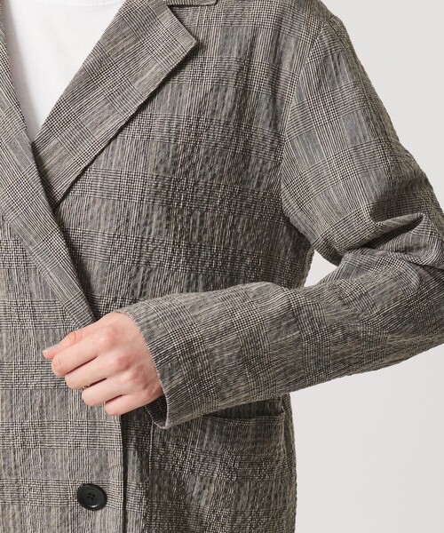 BEAUTY&YOUTH UNITED ARROWS(ビューティーアンドユースユナイテッドアローズ)の「【WEB限定】グレンチェック ダブルジャケット ウォッシャブル(テーラードジャケット・レディース・ブラック/ベージュ・FREE)」の13枚目の写真