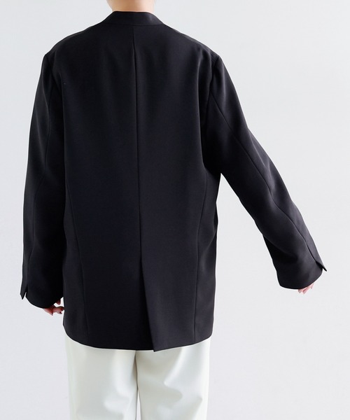 ノーカラージャケット（その他アウター）｜evernavy（エバーネイビー