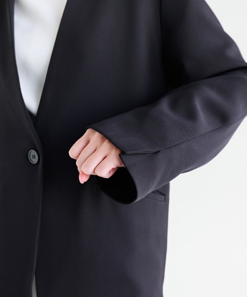 ノーカラージャケット（その他アウター）｜evernavy（エバーネイビー